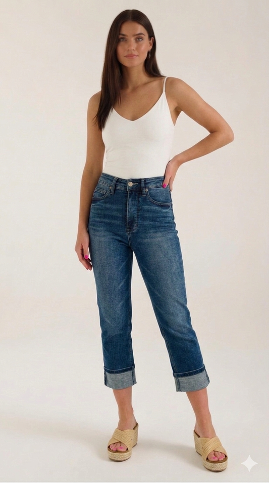 Carin Blue Glow Capris