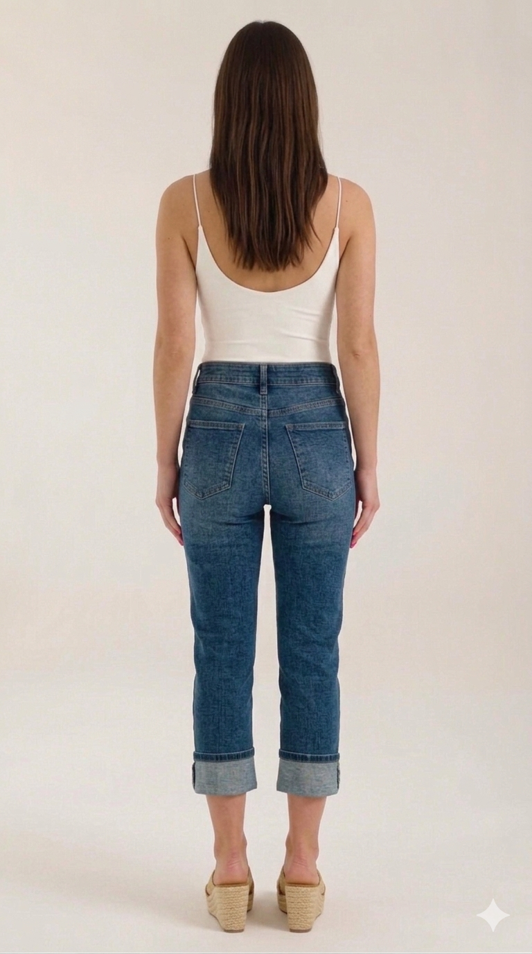Carin Blue Glow Capris