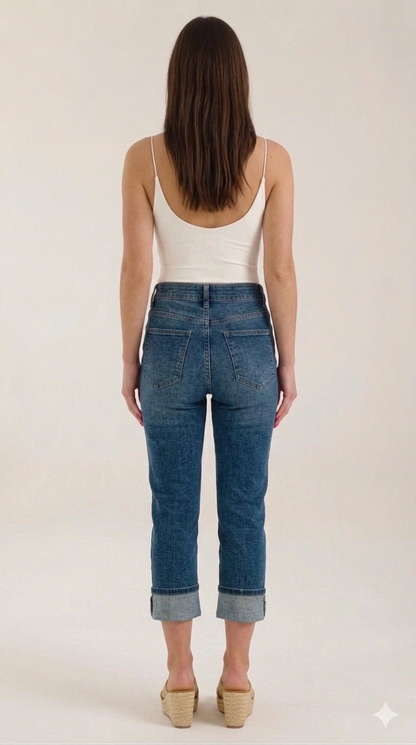 Carin Blue Glow Capris
