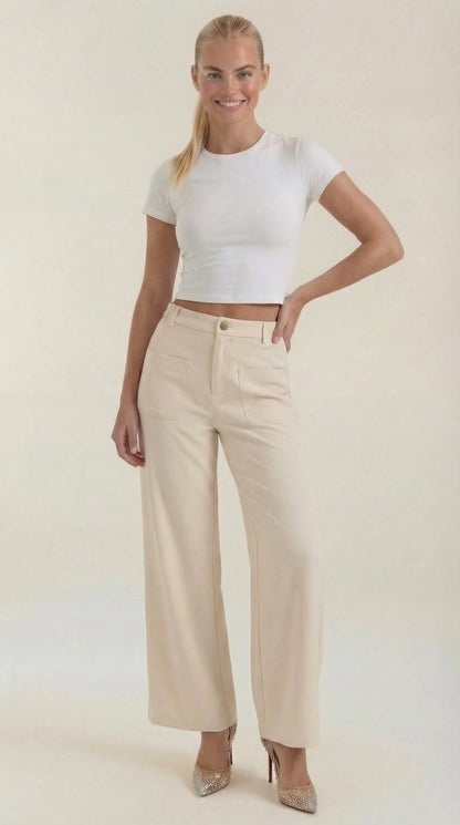 Allison Wide-Leg Trousers
