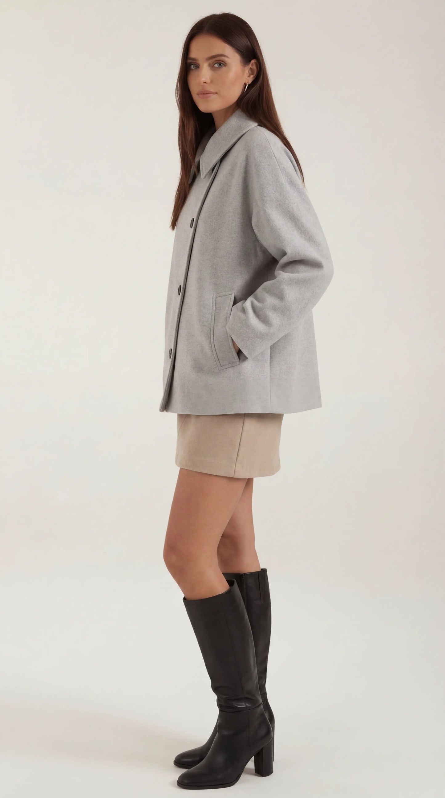 Alma Oversized Asymmetric Coat