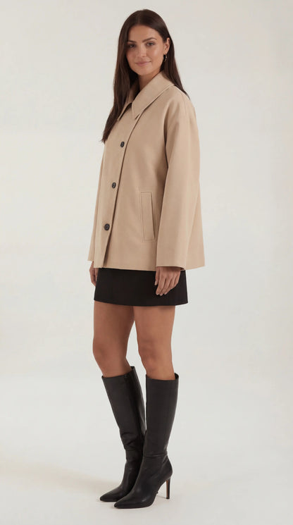 Alma Oversized Asymmetric Coat