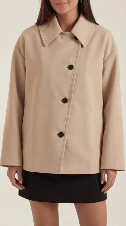 Alma Oversized Asymmetric Coat