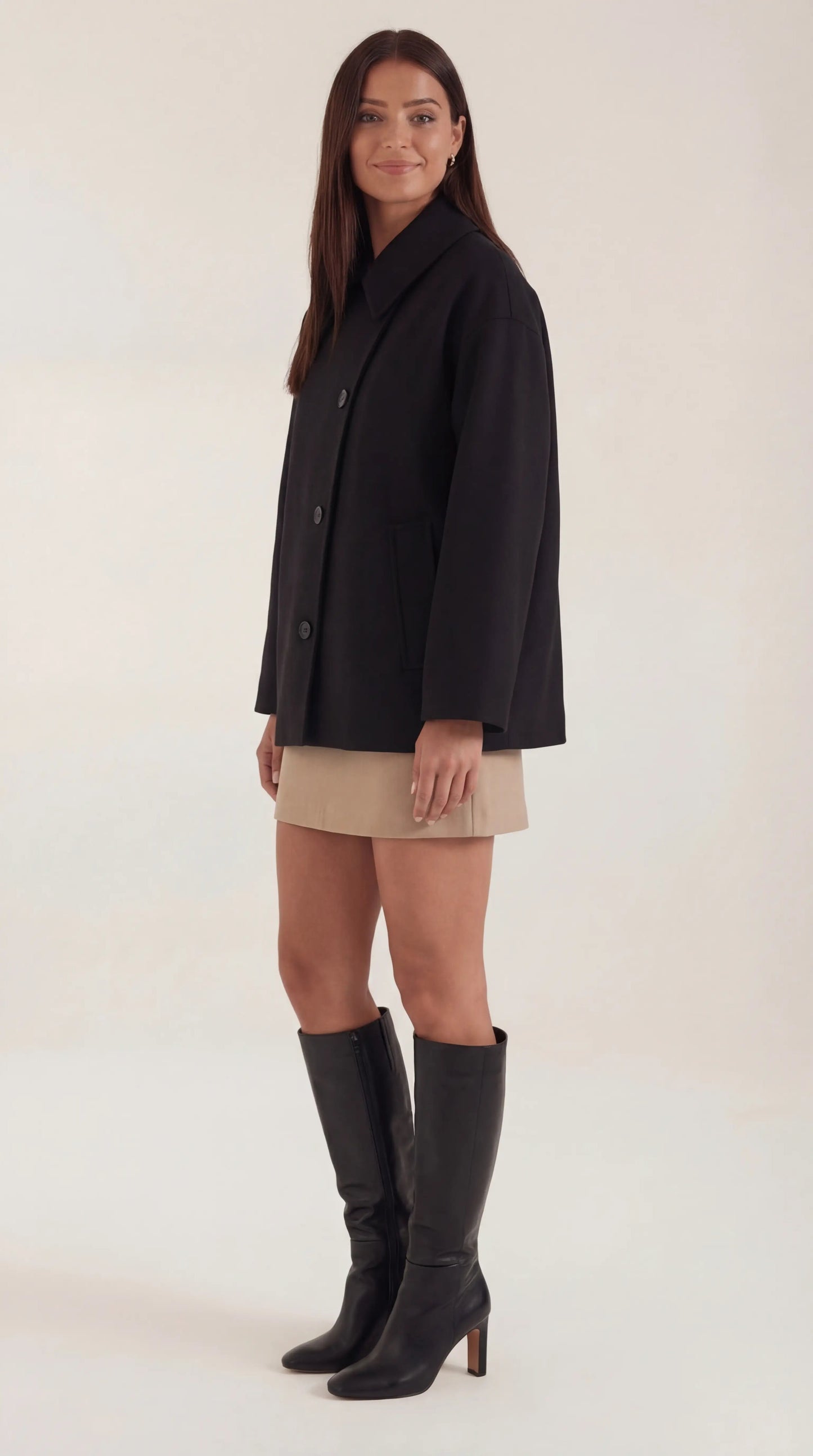 Alma Oversized Asymmetric Coat