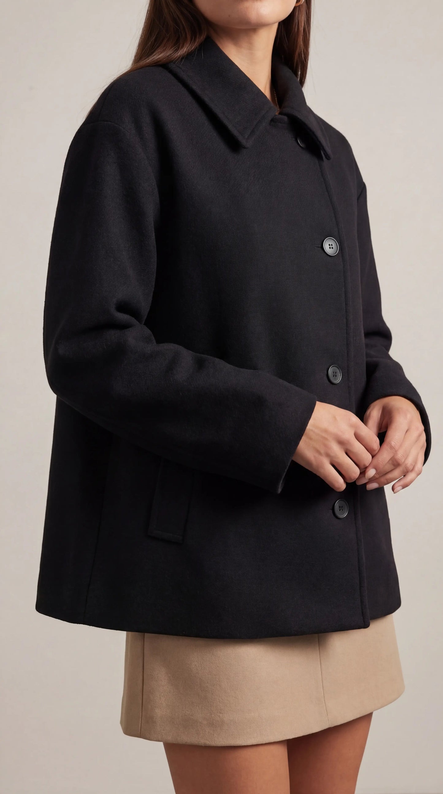 Alma Oversized Asymmetric Coat