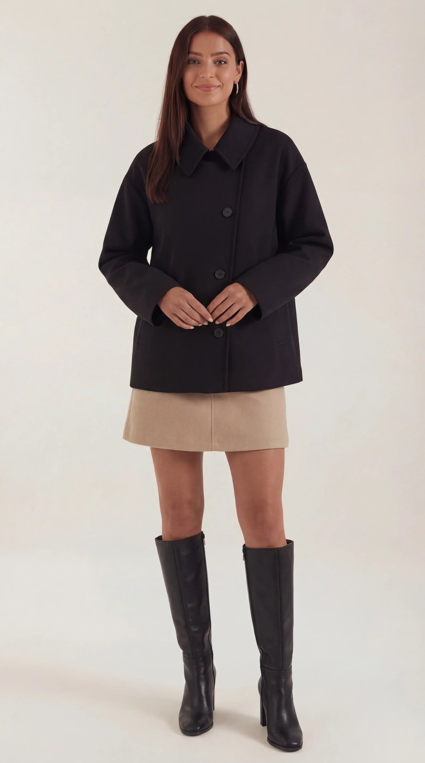 Alma Oversized Asymmetric Coat