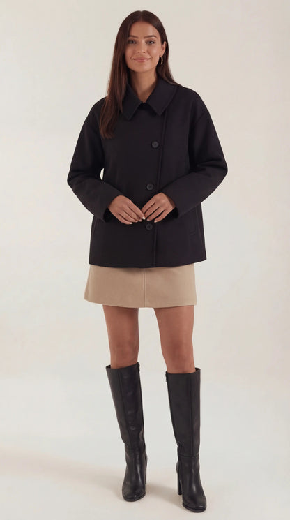 Alma Oversized Asymmetric Coat