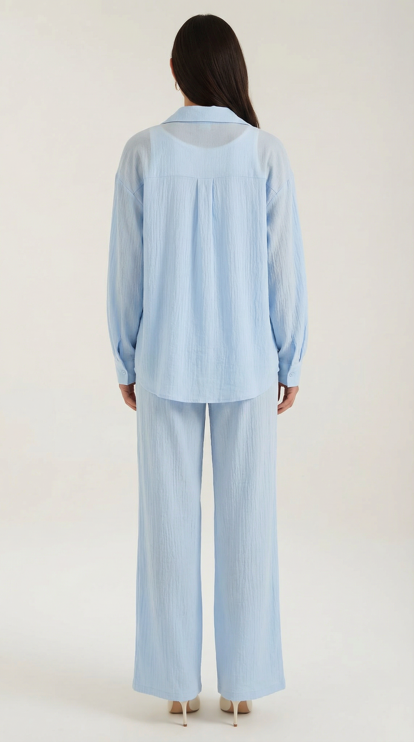 Rose Cotton Button-Front Set
