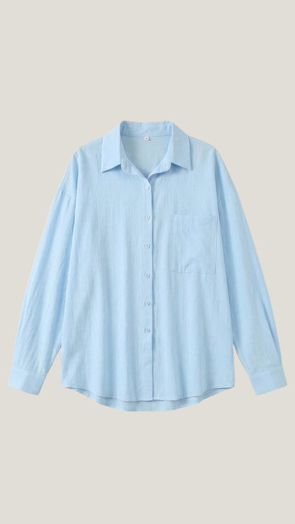 Rose Cotton Button-Front Set