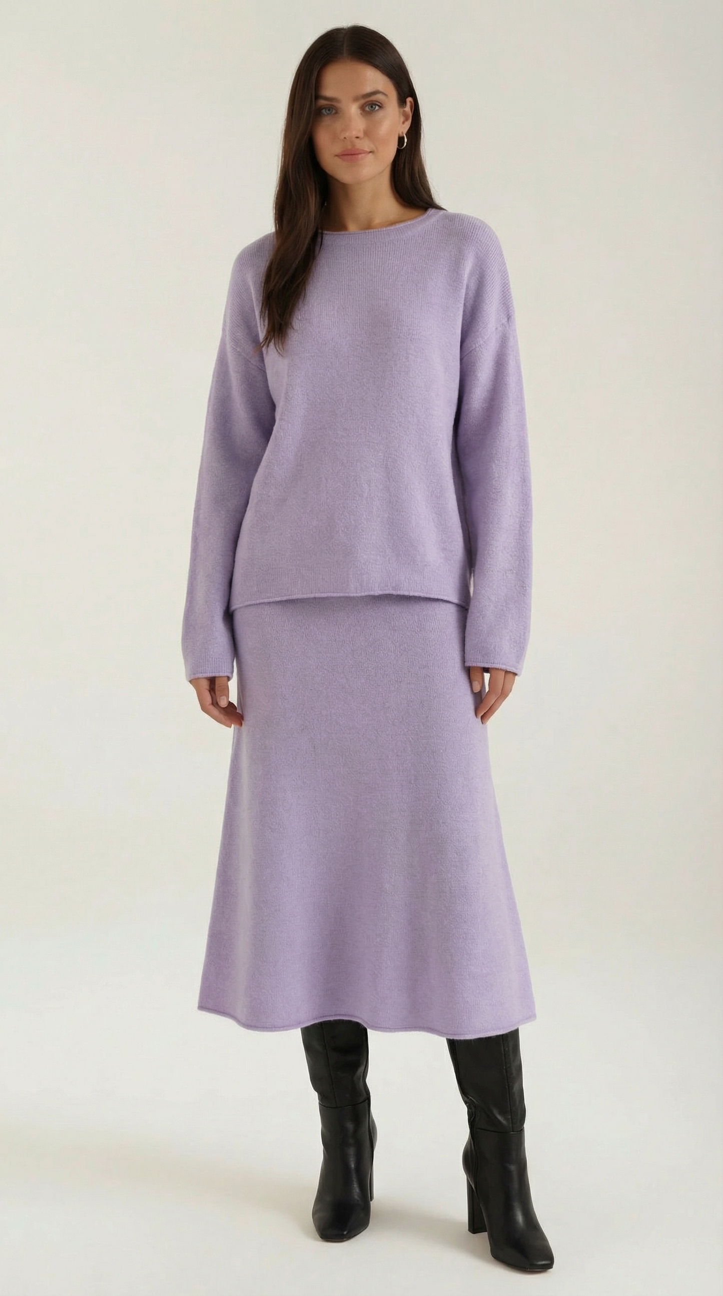 Lili Knitted Top and Skirt Set