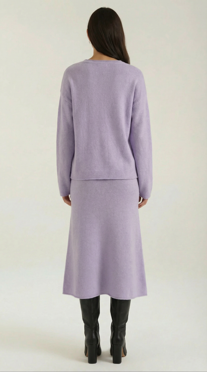 Lili Knitted Top and Skirt Set