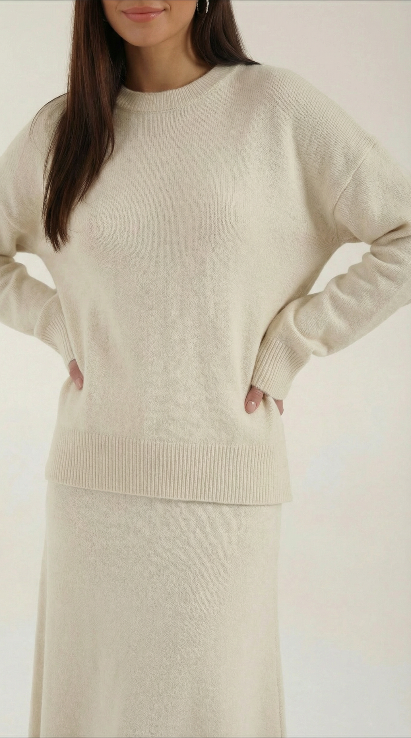 Lili Knitted Top and Skirt Set