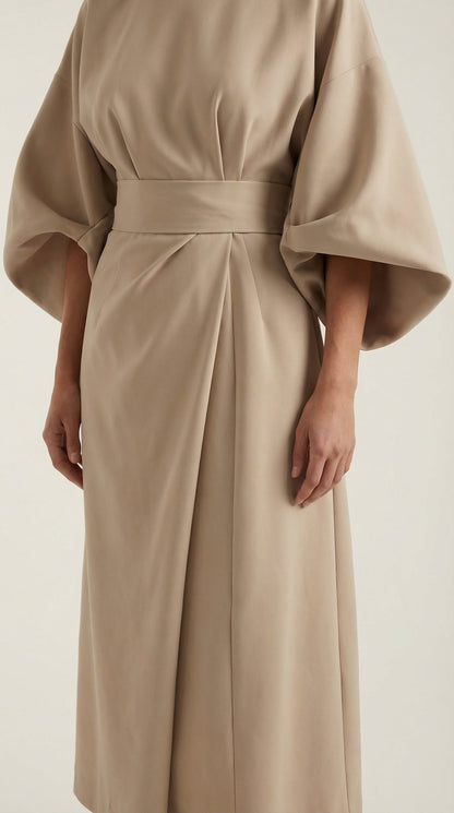 Ana Maxi Dress With Waist Belt