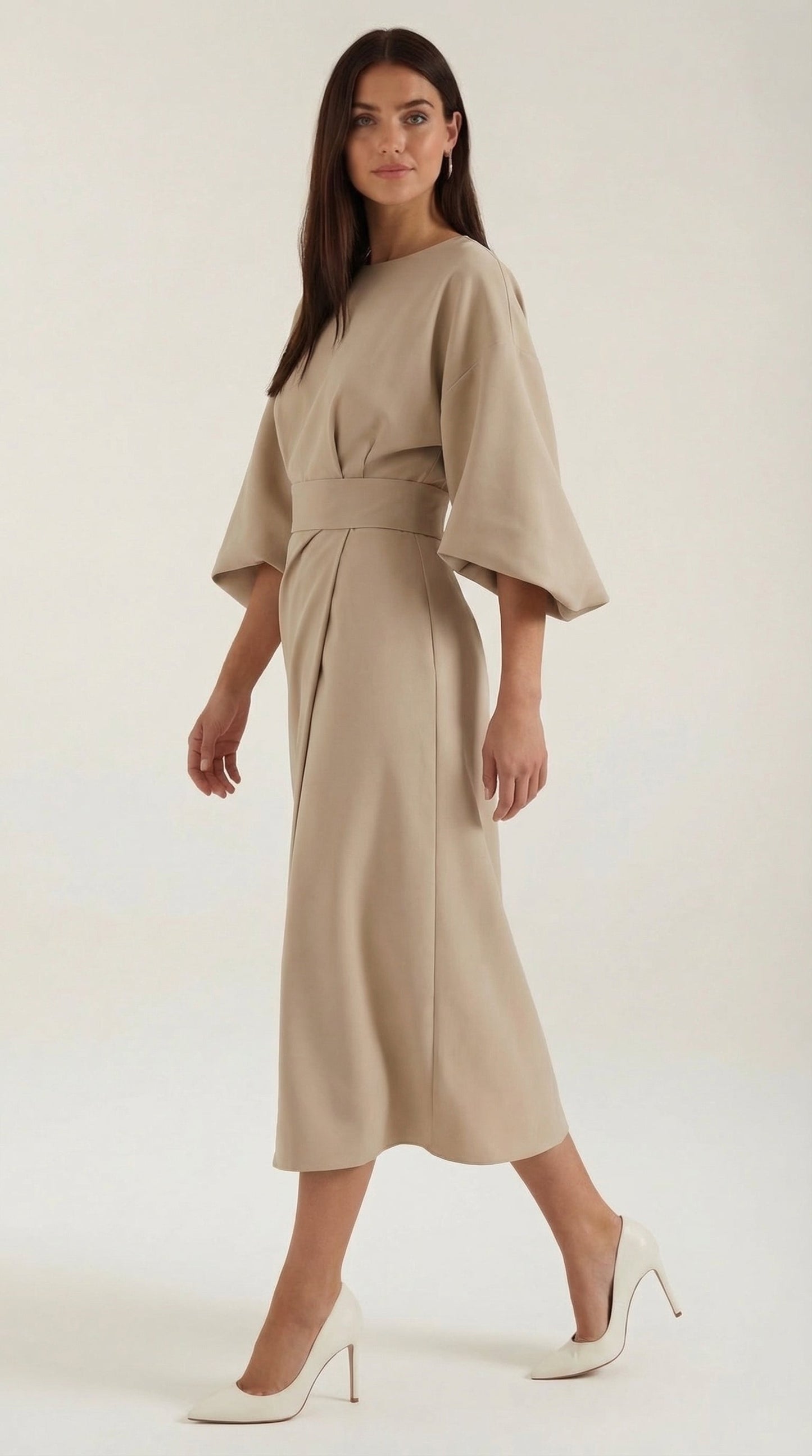 Ana Maxi Dress With Waist Belt