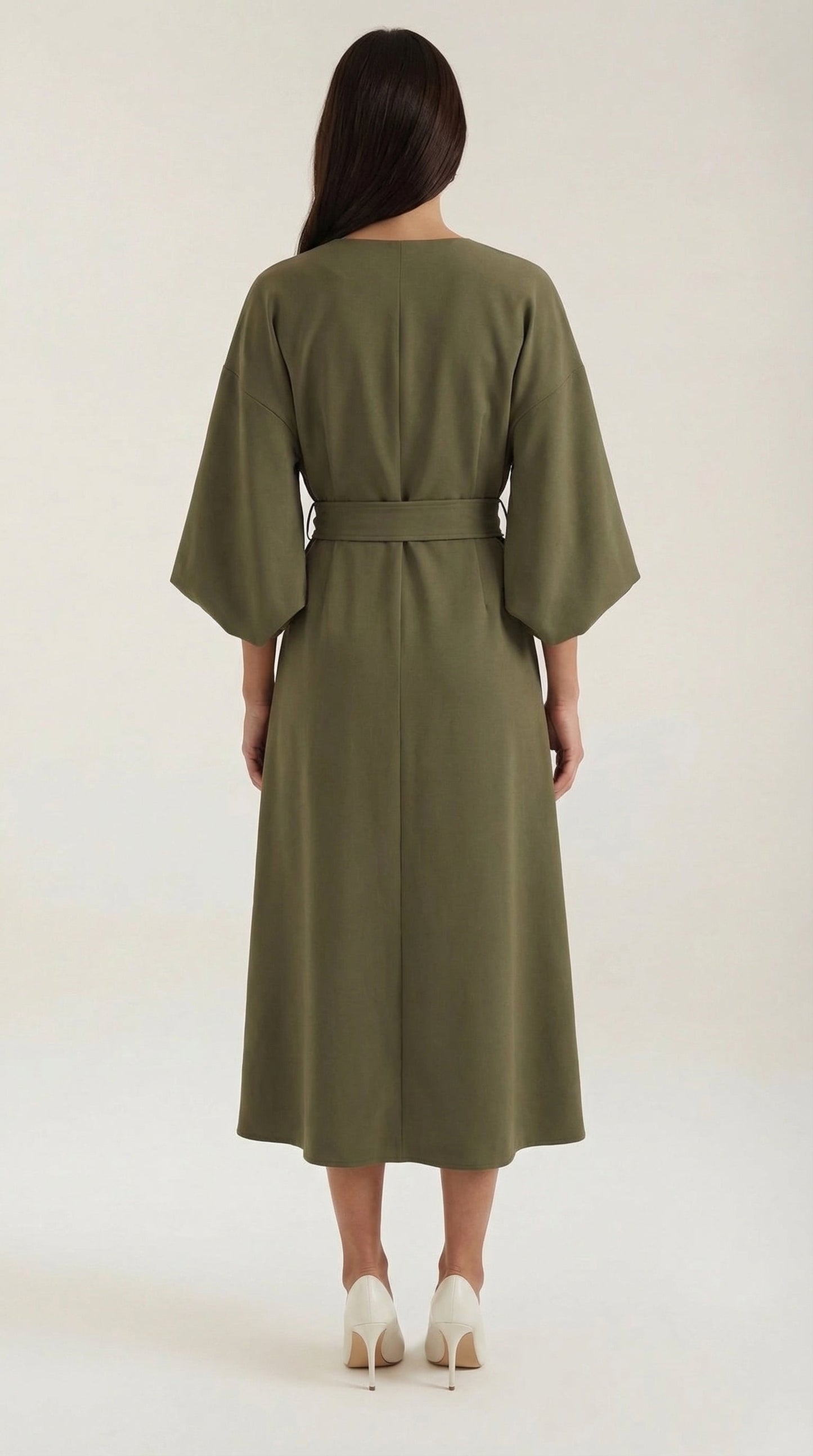 Ana Maxi Dress With Waist Belt