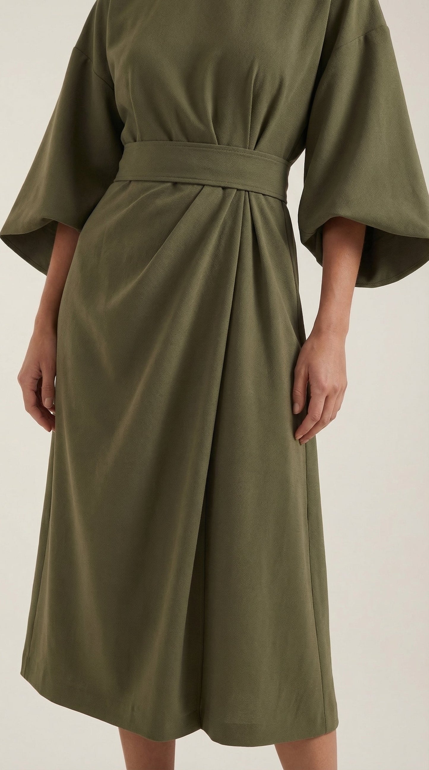 Ana Maxi Dress With Waist Belt