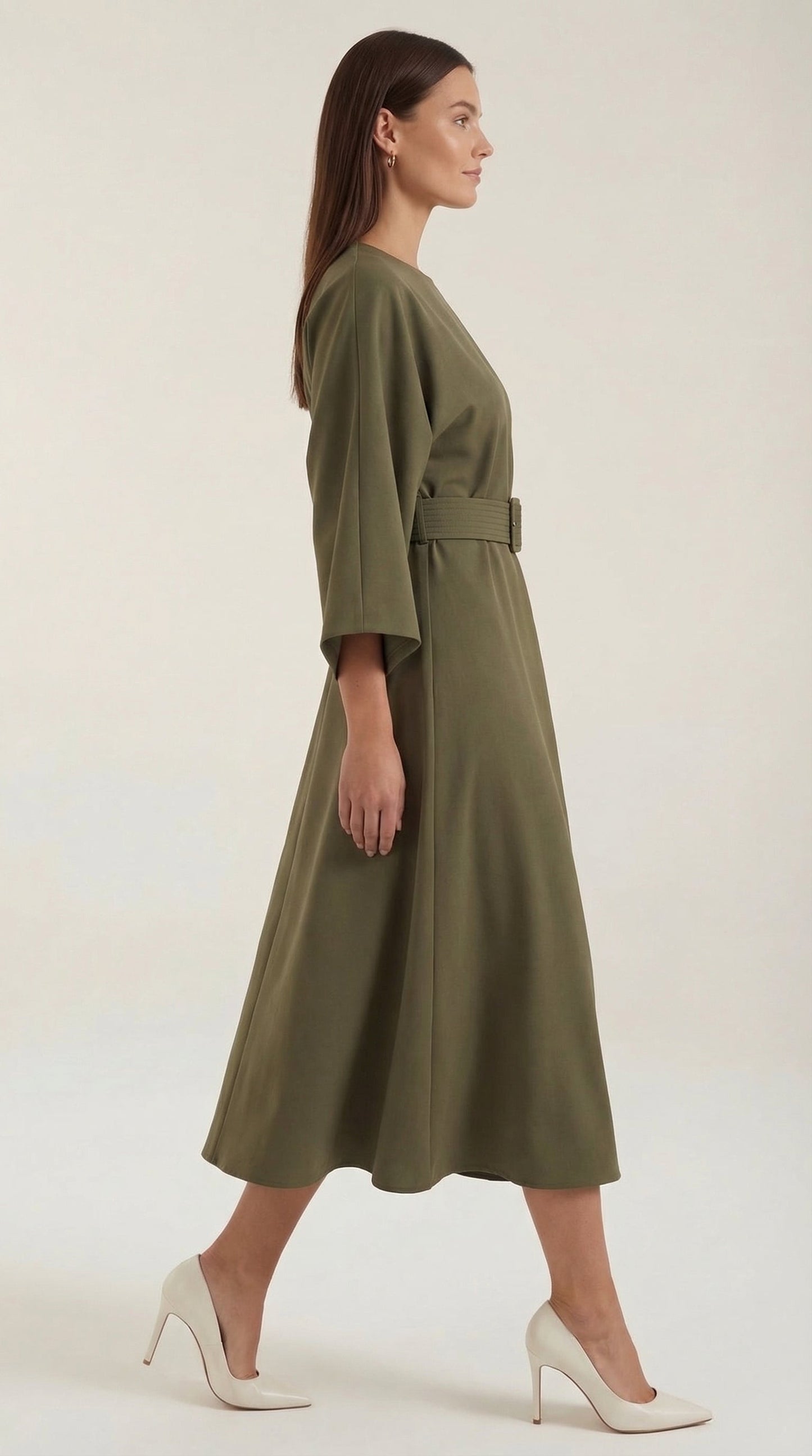 Ana Maxi Dress With Waist Belt