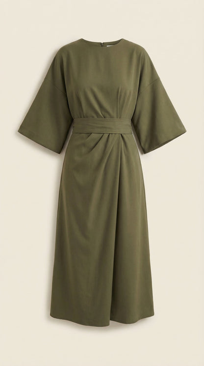 Ana Maxi Dress With Waist Belt