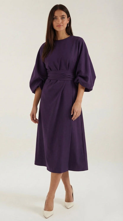 Ana Maxi Dress With Waist Belt