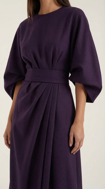 Ana Maxi Dress With Waist Belt