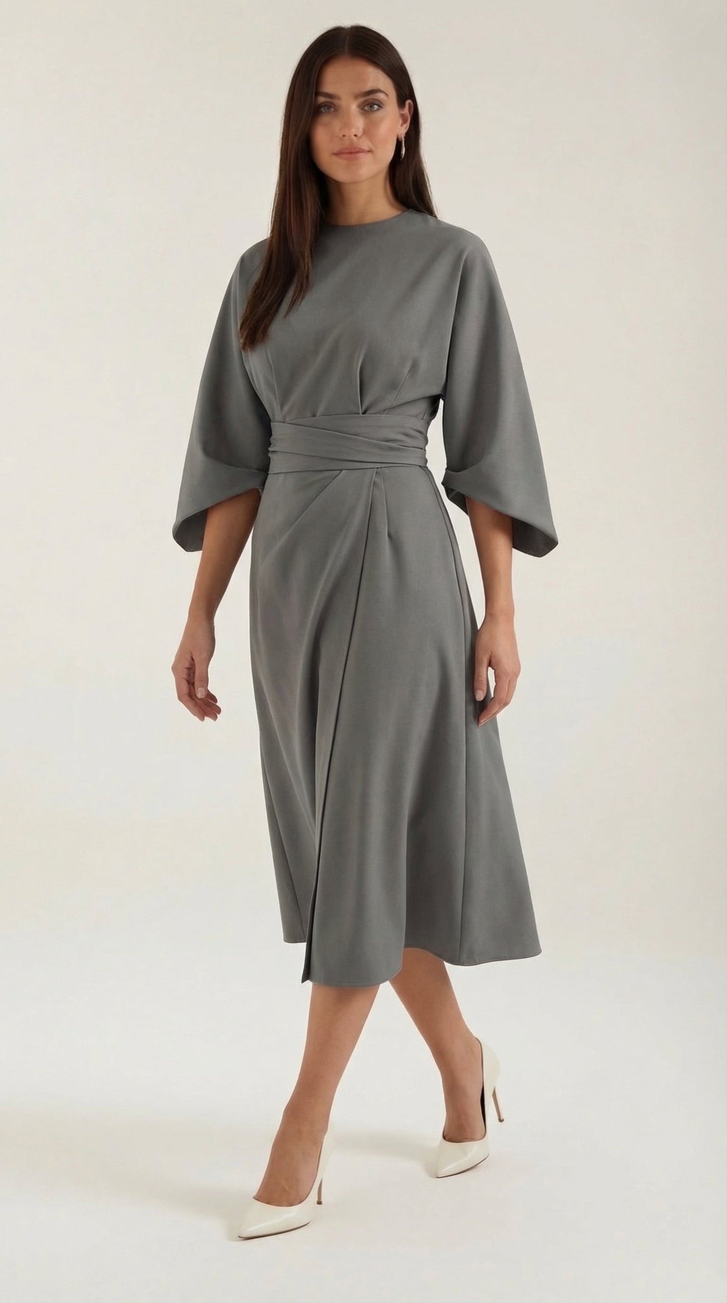 Ana Maxi Dress With Waist Belt