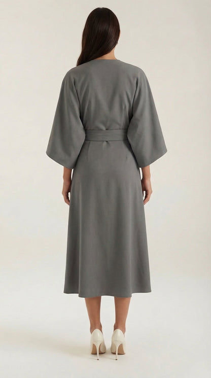Ana Maxi Dress With Waist Belt