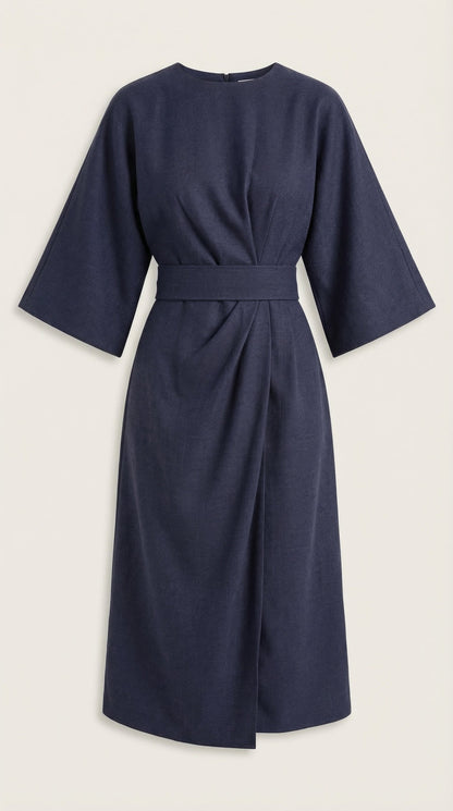 Ana Maxi Dress With Waist Belt