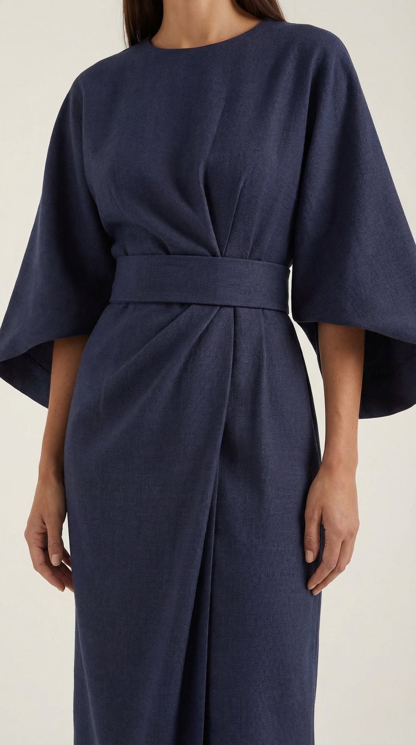 Ana Maxi Dress With Waist Belt