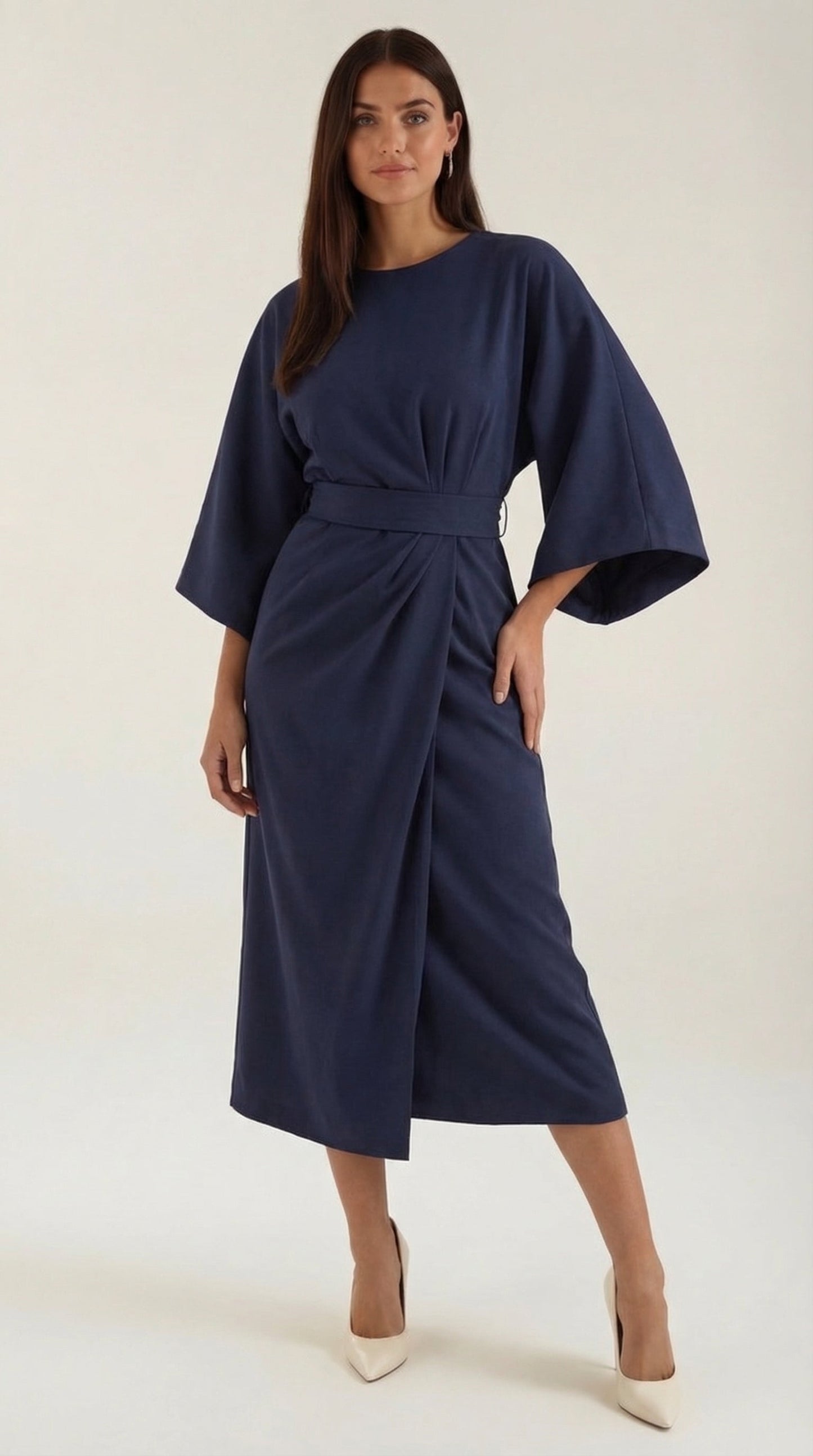 Ana Maxi Dress With Waist Belt
