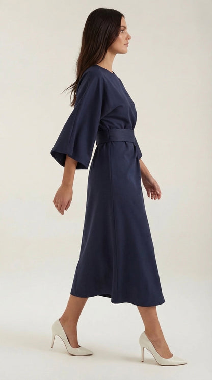 Ana Maxi Dress With Waist Belt