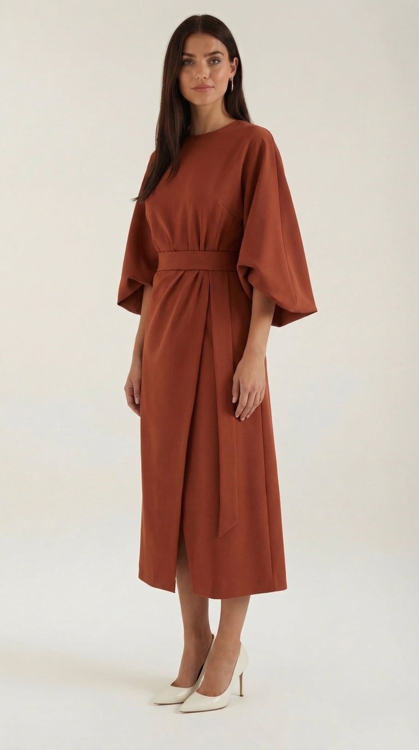 Ana Maxi Dress With Waist Belt