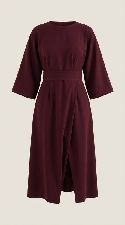 Ana Maxi Dress With Waist Belt