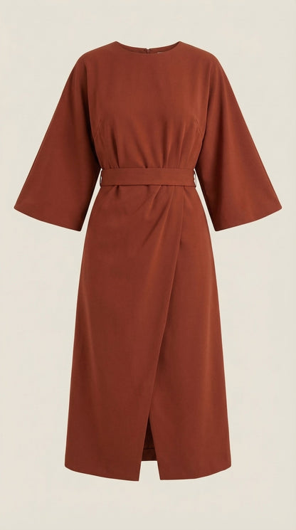 Ana Maxi Dress With Waist Belt