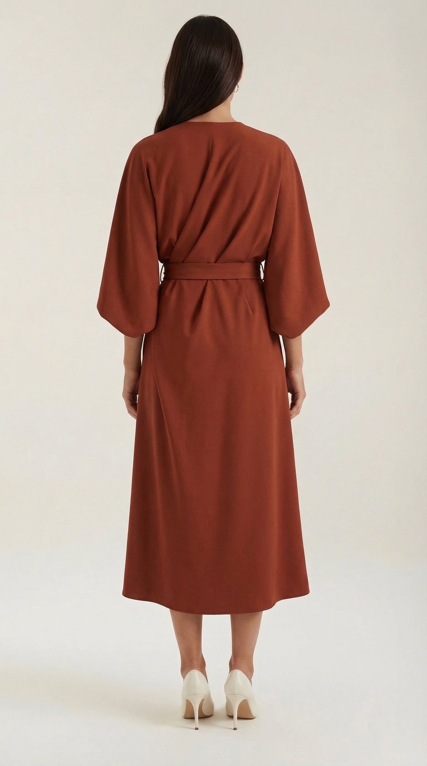 Ana Maxi Dress With Waist Belt