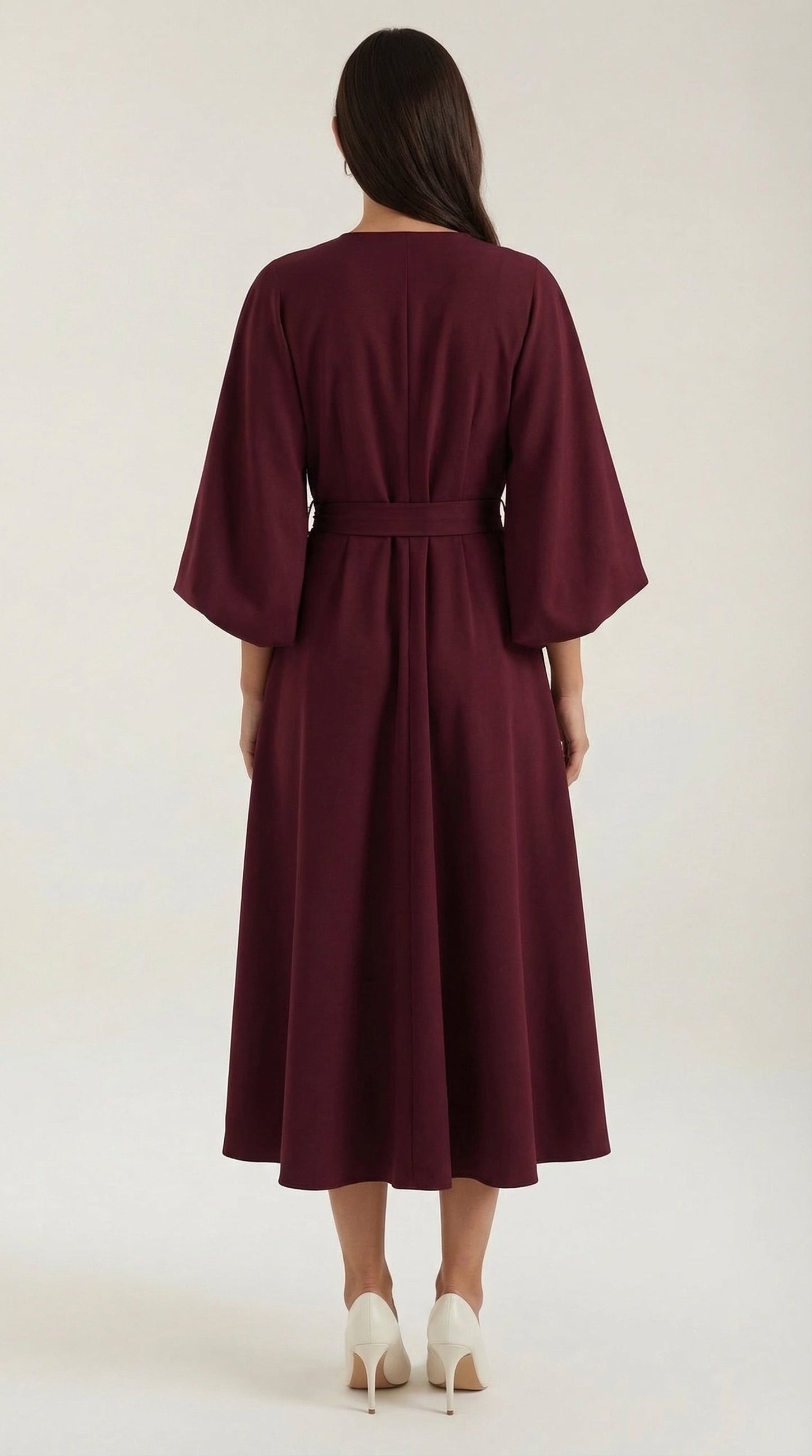 Ana Maxi Dress With Waist Belt