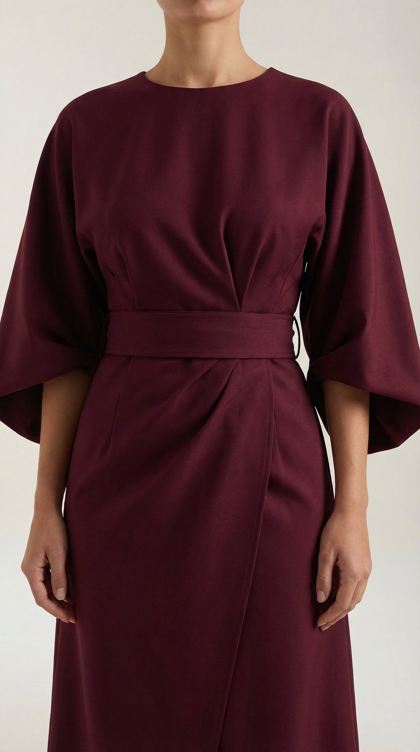 Ana Maxi Dress With Waist Belt
