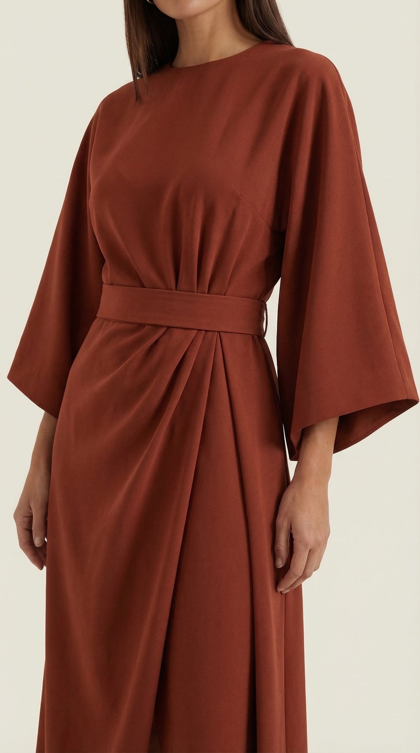 Ana Maxi Dress With Waist Belt