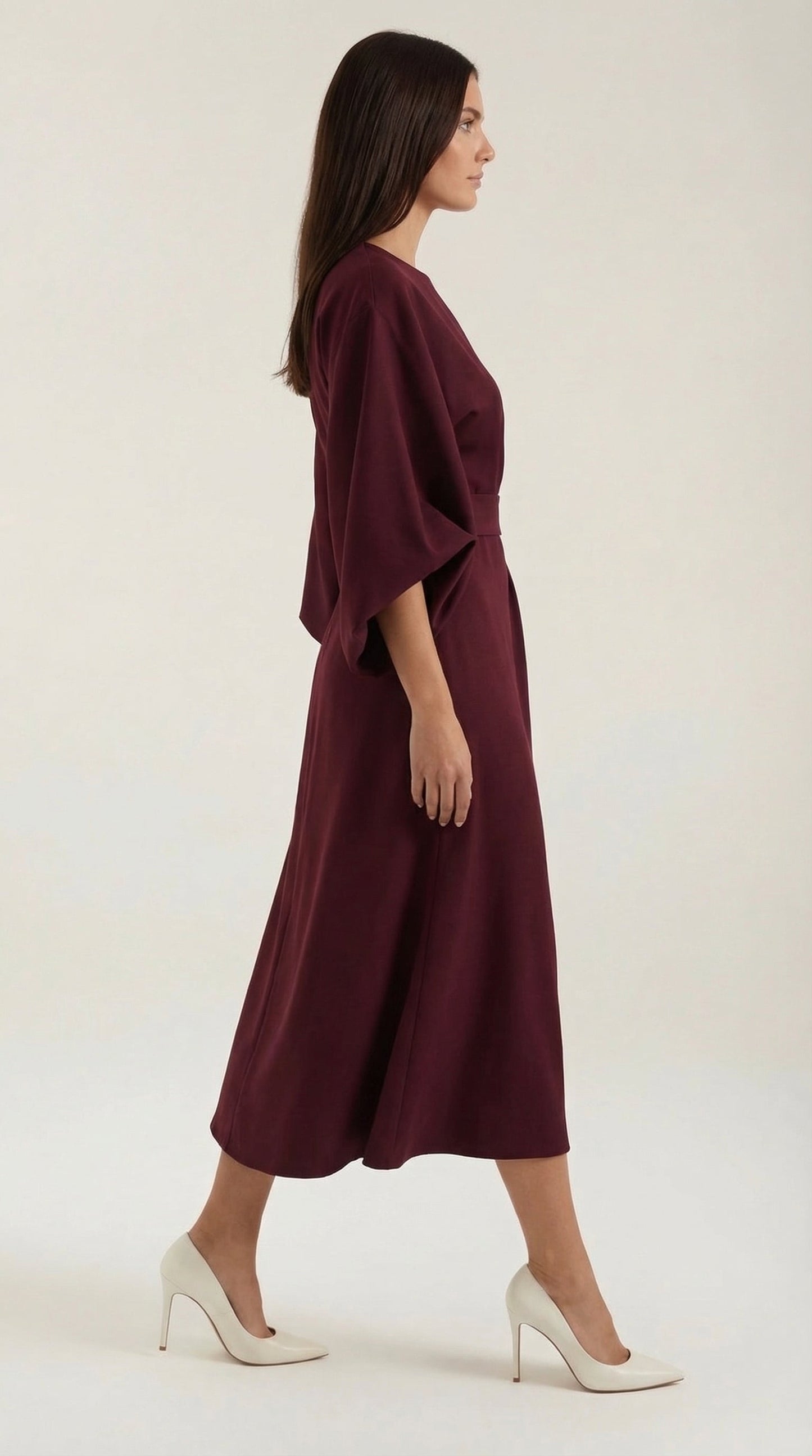 Ana Maxi Dress With Waist Belt