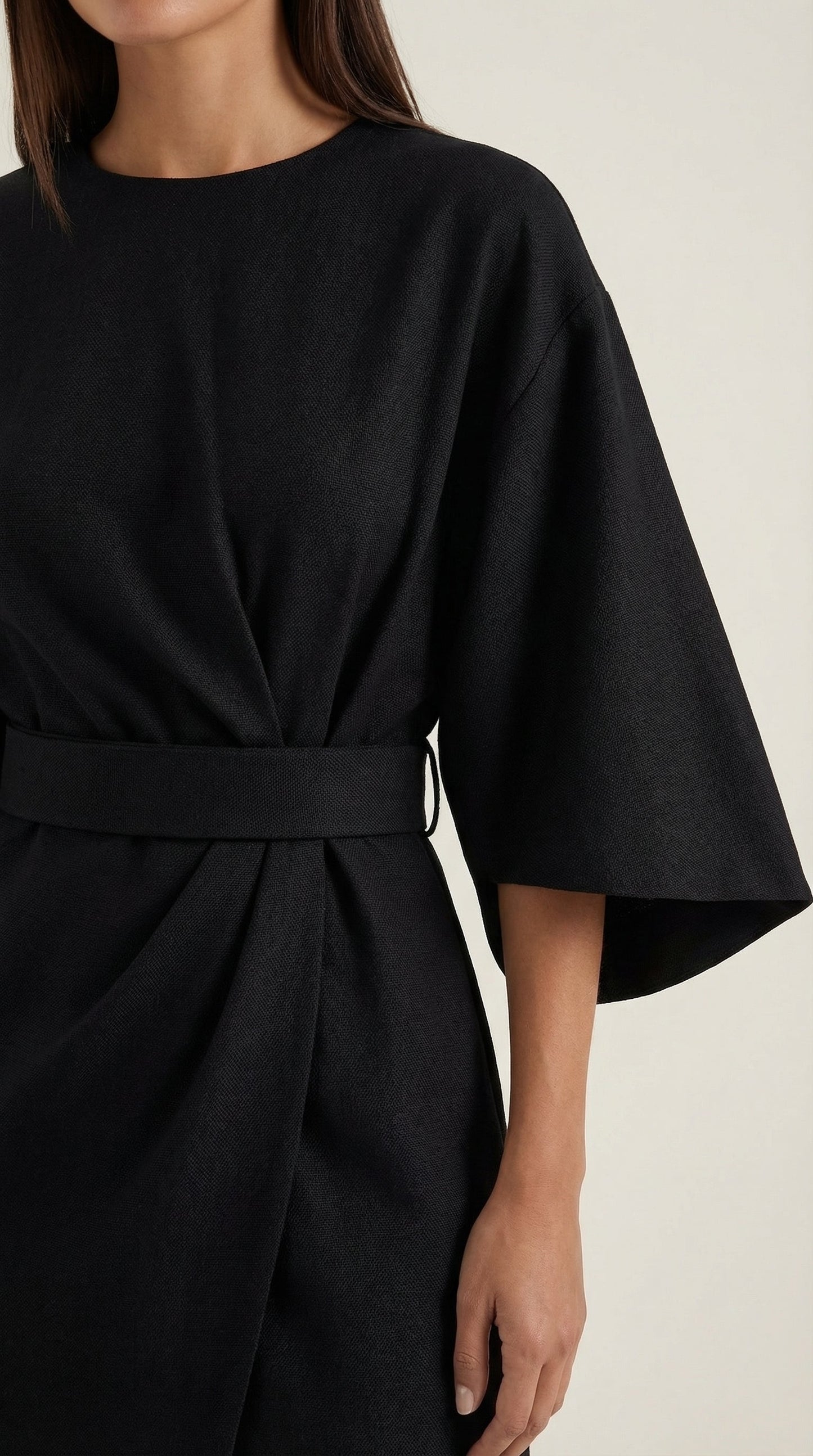 Ana Maxi Dress With Waist Belt