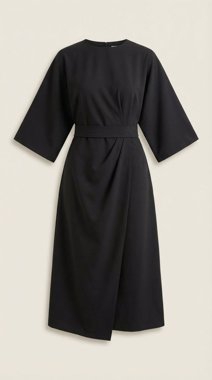 Ana Maxi Dress With Waist Belt
