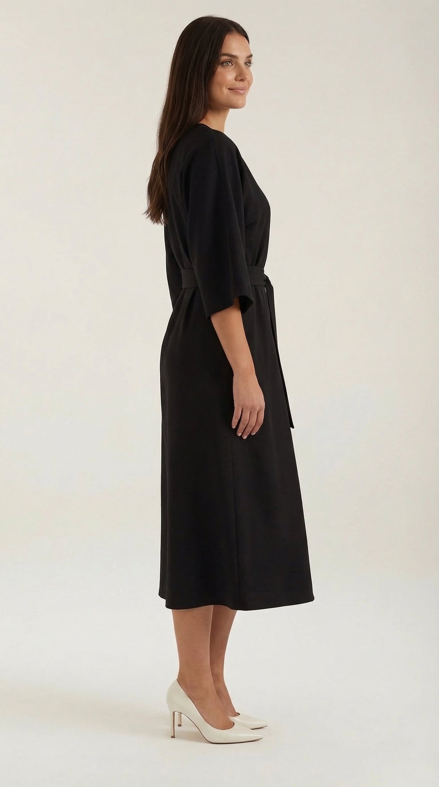Ana Maxi Dress With Waist Belt