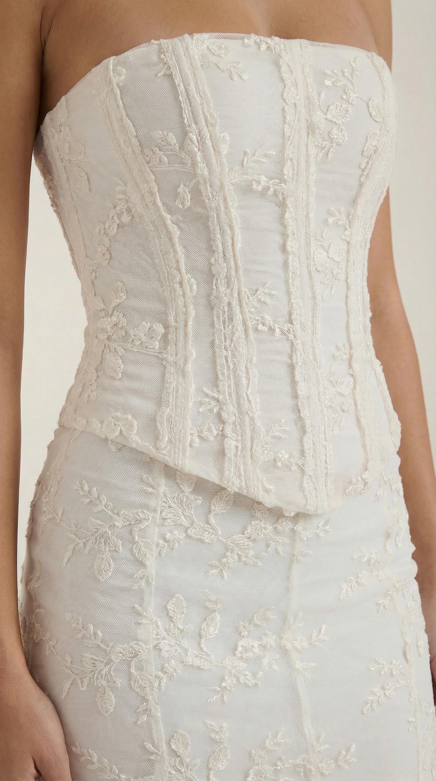 Lara Corset Lace Maxi Dress