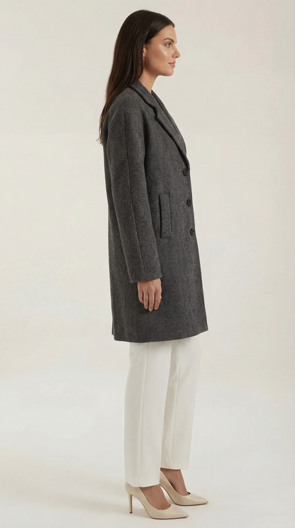 Saly Gray Trench Coat