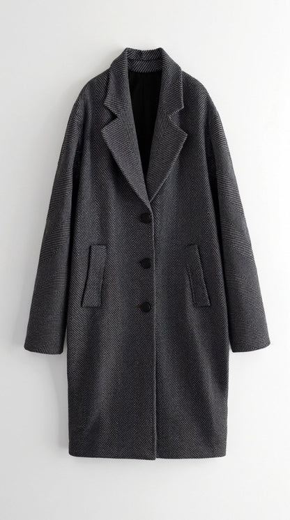 Saly Gray Trench Coat