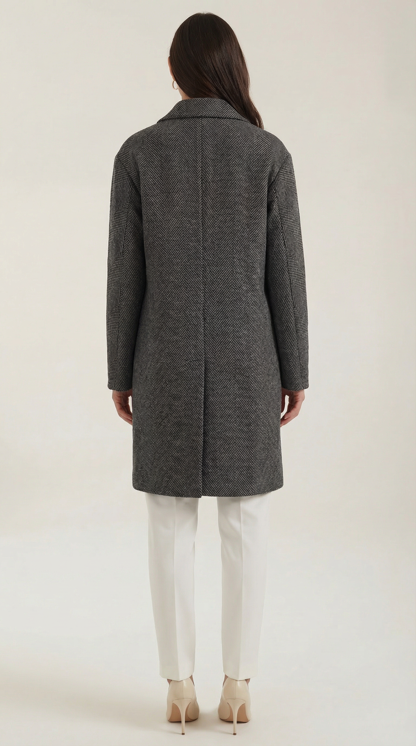 Saly Gray Trench Coat