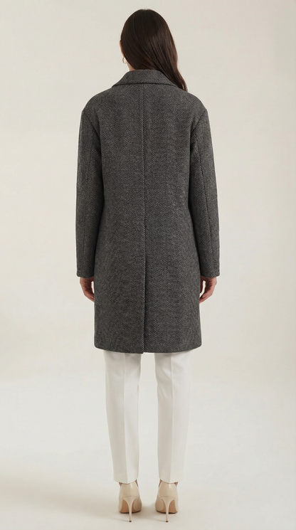 Saly Gray Trench Coat