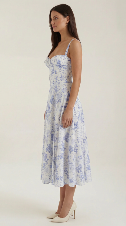 Nely Corset Midi-Sundress