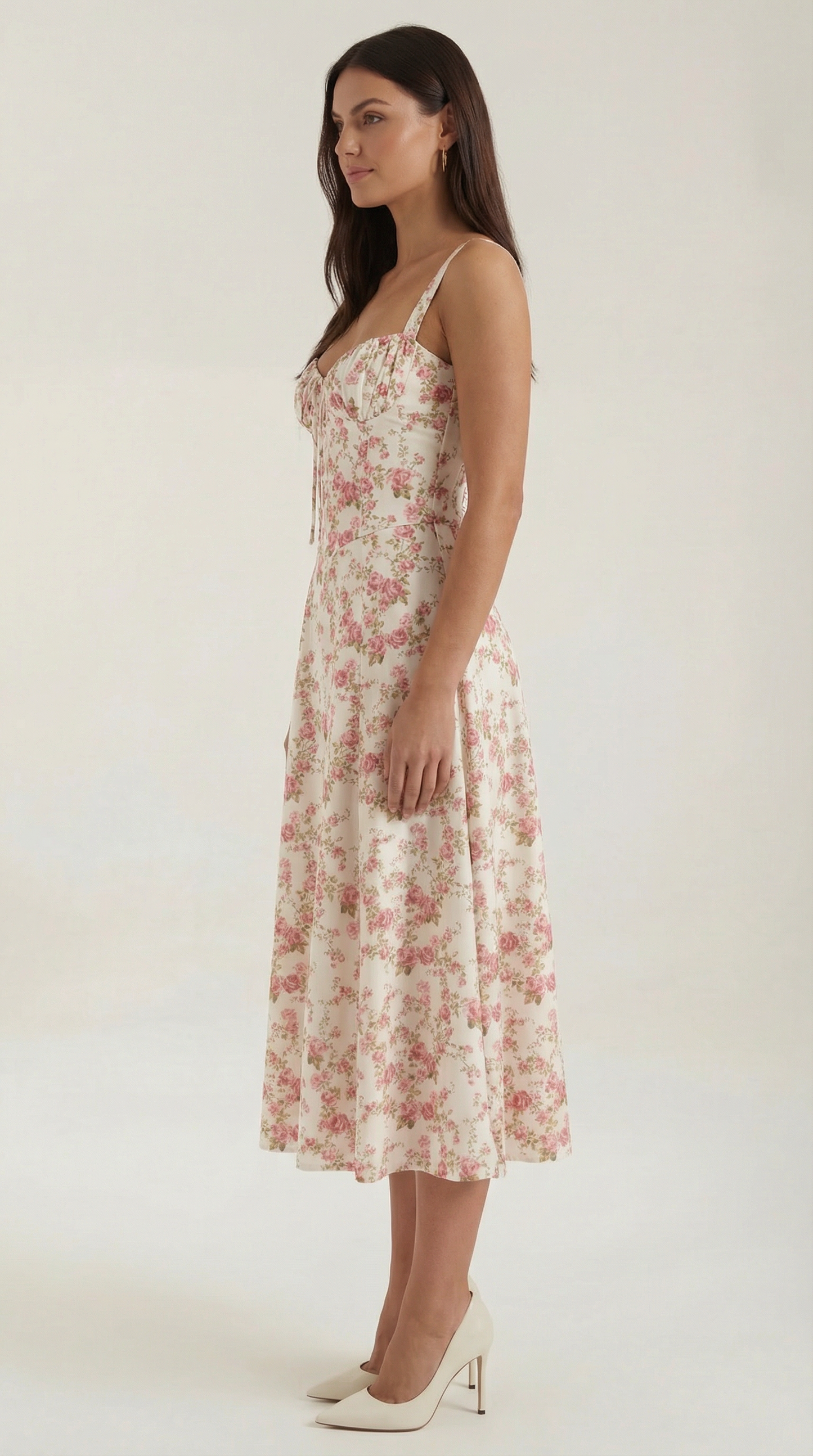 Nely Corset Midi-Sundress
