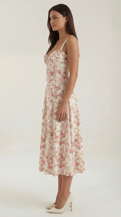 Nely Corset Midi-Sundress