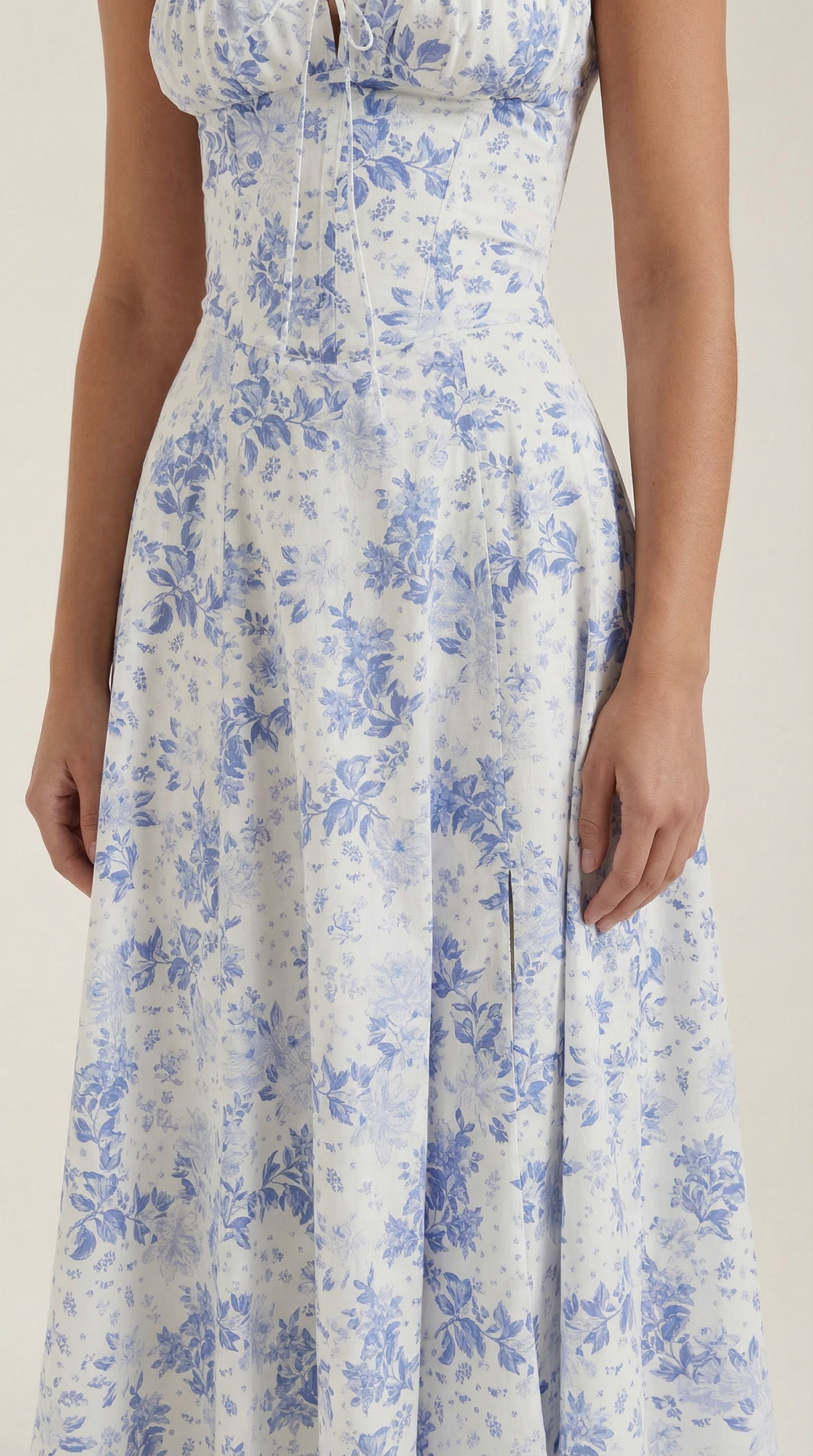 Nely Corset Midi-Sundress